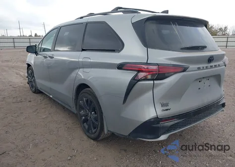 2025 Toyota Sienna Xse from USA, damaged, VIN 5TDDRKEC4SS237449